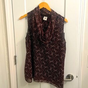 Cabi sleeveless cowl neck blouse